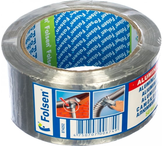 Алюминиевая лента Folsen 50мм x 25м 63мкм 074252