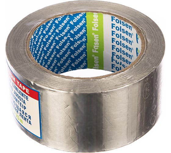 Алюминиевая лента Folsen 50мм x 25м 63мкм 074252