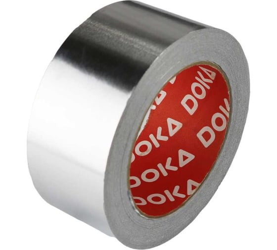 Алюминиевая лента DOKA 48 мм, 40 м 48/72 Клейкая  лента алюминиевая 1