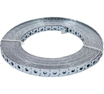 Монтажная лента Стройметиз 0,7x20 мм, прямая, 5 м, цинк, этикетка 4520119