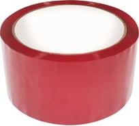 Упаковочная клейкая лента КОРДЛЕНД красная, 48 мм, 43 мкм, 50 м, 6 шт. SCO-00333.6