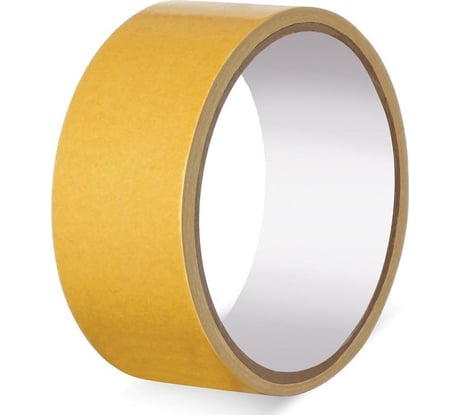 Клейкая лента ООО Комус двухсторонняя, 75 мм х 25 м, полипропилен 1454529