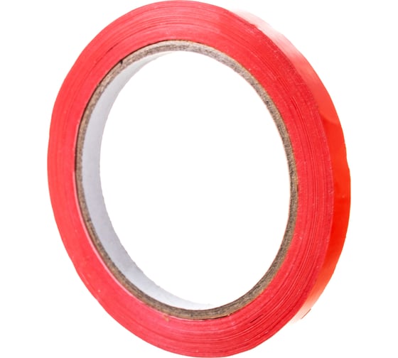 Упаковочная лента PVC Folsen 9ммx66м красная 54мк 0777090