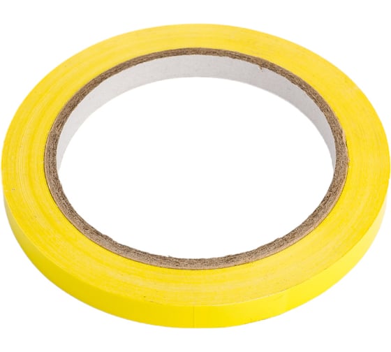 Упаковочная лента PVC Folsen 9мм x 66м жёлтая 54мк 0777091