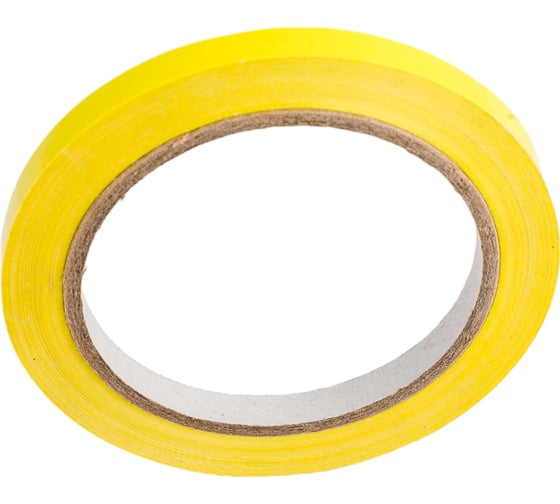 Упаковочная лента PVC Folsen 9мм x 66м жёлтая 54мк 0777091