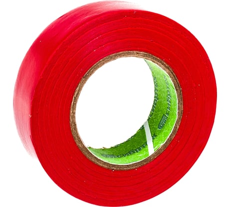 Изолента СИБРТЕХ ПВХ, 19 мм х 20 м, 130 мкм, красная 88795