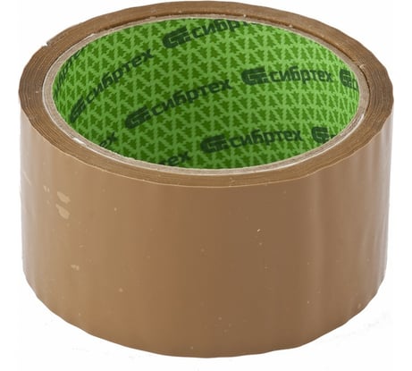 Клейкая лента СИБРТЕХ 48 мм х 25 м, цвет коричневый 88846