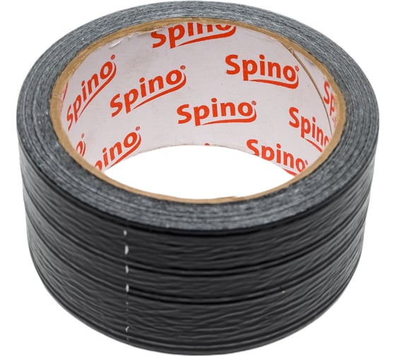 Тканевая влагостойкая лента SPINO 48мм х 20м, черная 54420