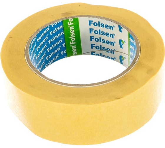 Малярная лента Folsen желтая 80oC 38мм x 50м 02238