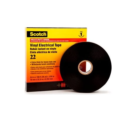 Изоляционная лента высшего класса 3М Scotch 22 38мм х 33м х 0,25мм 7000031345