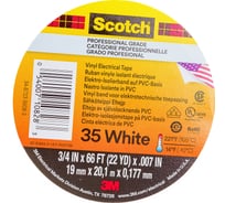 Изоляционная лента высшего класса 3М Scotch 35 19 мм х 20 м х 0,18 мм 7000031667/ 7100240608