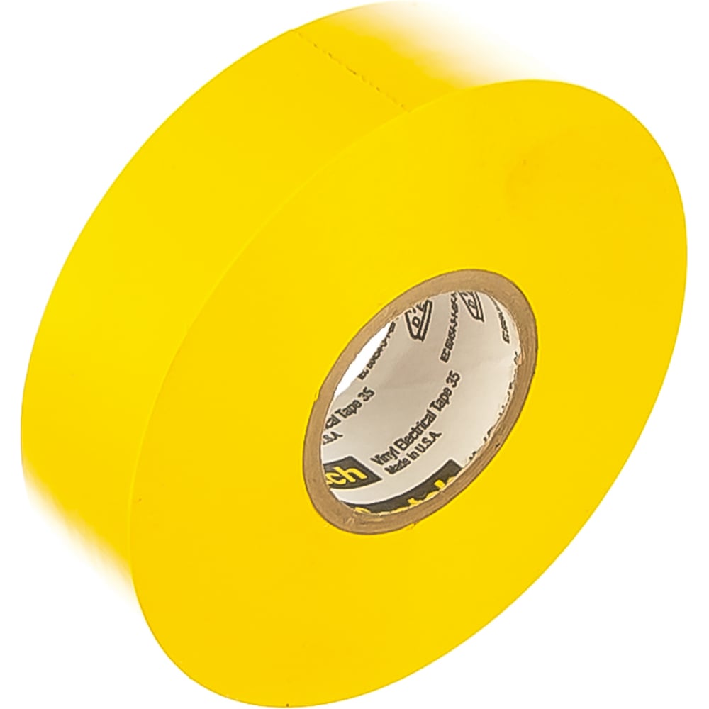 Изоляционная лента высшего класса 3М Scotch 35 желтая 19мм х 20м х 0 ...