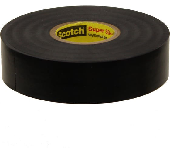 Изоляционная лента высшего класса 3М Scotch Super 33+ 19мм х 20м х 0,18мм 7000042541