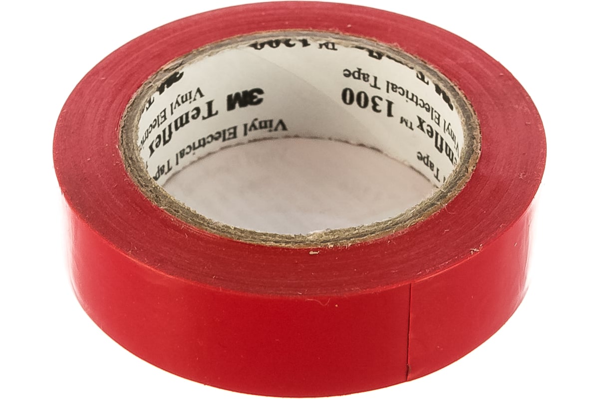 Универсальная изоляционная лента 3М Temflex 1300 красная 15мм х 10м х 0 ...