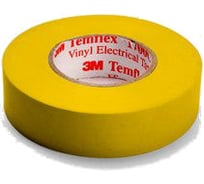 Универсальная изоляционная лента 3М Temflex 1300 желтая 15мм х 10м х 0,13мм 7000062611