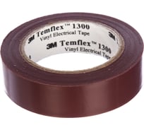 Универсальная изоляционная лента 3М Temflex 1300 коричневая 15мм х 10м х 0,13мм 7000062617