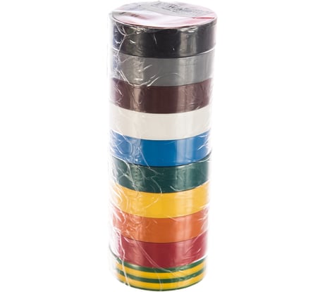 Набор универсальной изоляционной ленты 3М Temflex 1300 15мм х 10м х 0,13мм 10 шт 7100024351