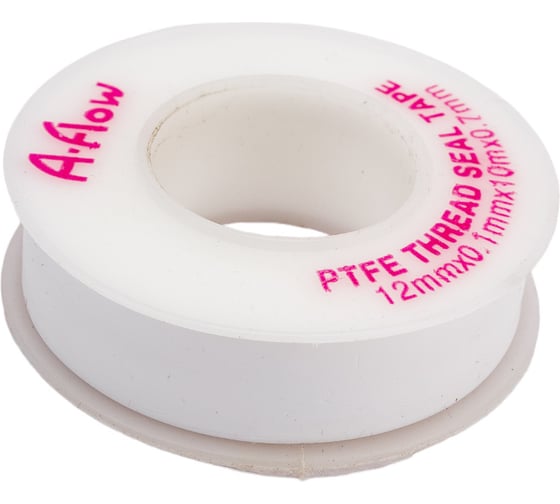 Фум лента из PTFE A-Flow 12x0,1 мм, 10 м TPLA-12MM-0.1MM-10M