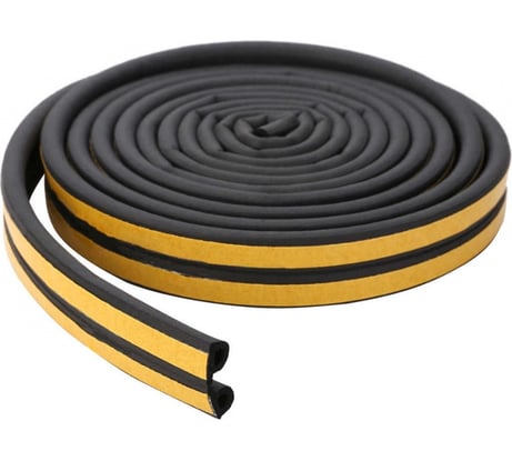 Резиновый уплотнитель ООО «Торговый Дом «ТСМ» Profitrast черный, d-профиль, 6 м 0817021