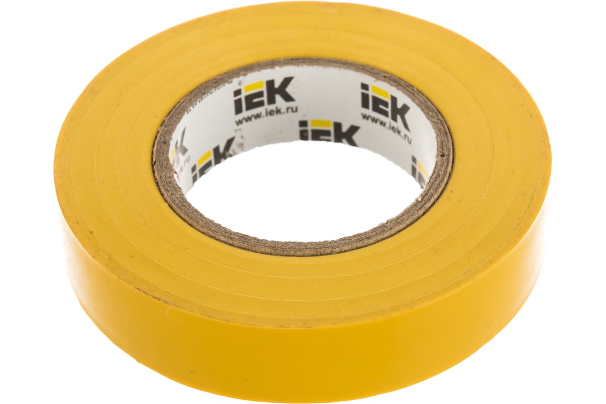 Изолента ПВХ 15мм, 20м, желтая IEK ИЭК UIZ-13-10-K05 - выгодная цена ...