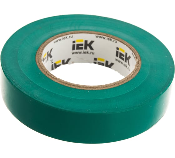 Изолента ПВХ 15мм, 20м, зеленая IEK ИЭК UIZ-13-10-K06