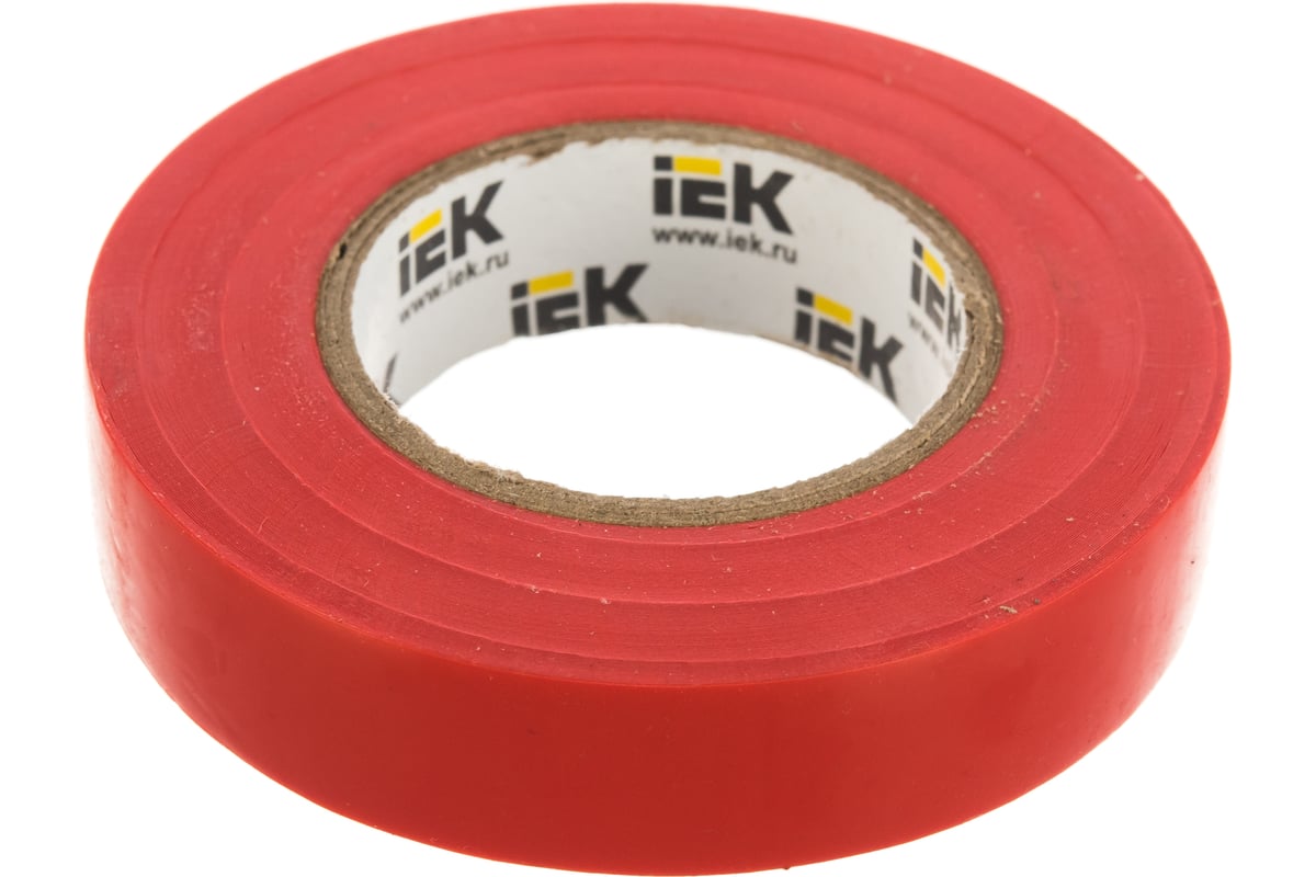 Изолента ПВХ 15мм, 20м, красная IEK ИЭК UIZ-13-10-K04 - выгодная цена ...