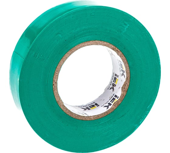 Изолента ПВХ 19мм, 20м, зеленая IEK ИЭК UIZ-20-10-K06