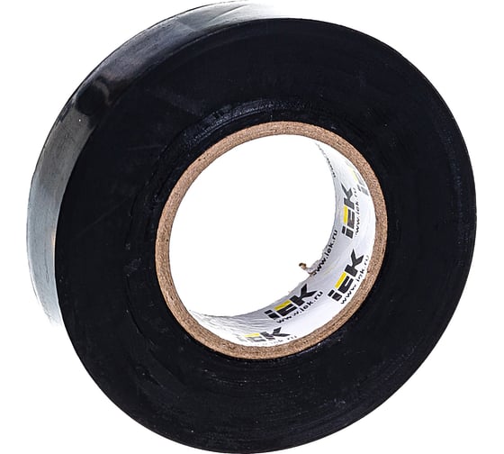 Изолента ПВХ 19мм, 20м, черная IEK ИЭК UIZ-20-10-K02
