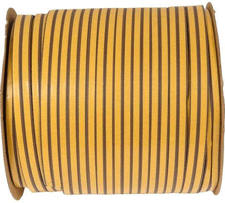 Самоклеящийся резиновый уплотнитель SDM тип E, 9х4 мм, коричневый, 150 м 00-00004743