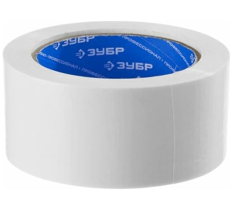 Армированная лента Зубр ПРОФЕССИОНАЛ влагостойкая, 48мм х 25м, белая 12092-50-25
