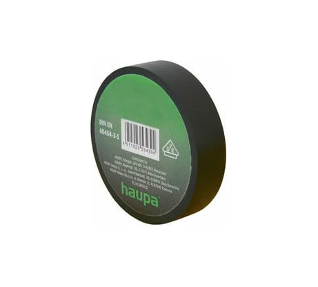 Изолента HAUPA ПВХ 19 мм x 33 м черный 263882