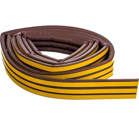 Резиновый уплотнитель TESA Премиум D-профиль коричневый 05393-00103-00