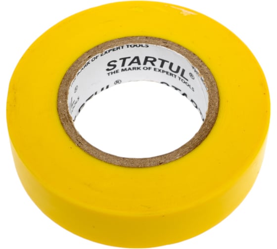 Изолента ПВХ STARTUL Profi 18 мм, 20 м, желтая ST9046-5