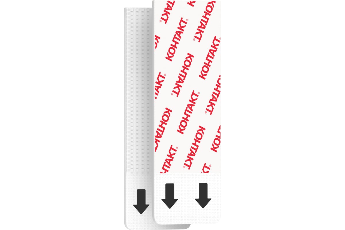 Самоклеящиеся полоски Контакт для крепления картин, до 3 кг, 4 пары 23717 -  выгодная цена, отзывы, характеристики, 1 видео, фото - купить в Москве и РФ