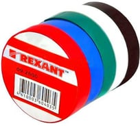 Набор изолент REXANT 15мм х 20м 5 шт 09-2600