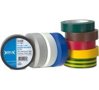 Набор изолент ПВХ BM Group цвет радужный, 15 мм, 10 м, 9 шт. BM-ESB1510SET
