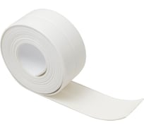 Бордюрная лента, герметик MasterProf 40мм, 3.35 м, белая, блистер ИС.130814