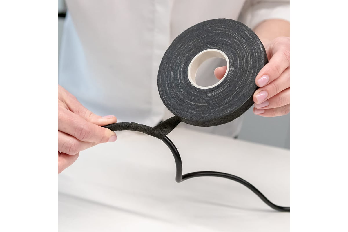 Изолента AVIORA ХБ, 15 мм, 20 м, вес 180 г 305-045 - выгодная цена ...