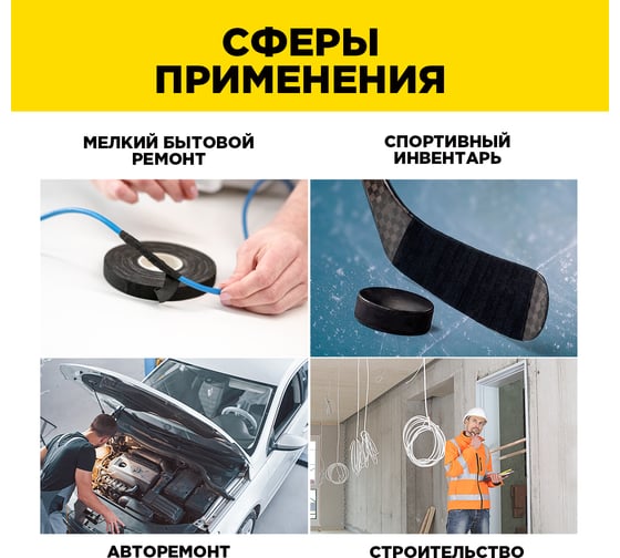 Изолента AVIORA ХБ, 15 мм, 20 м, вес 180 г 305-045