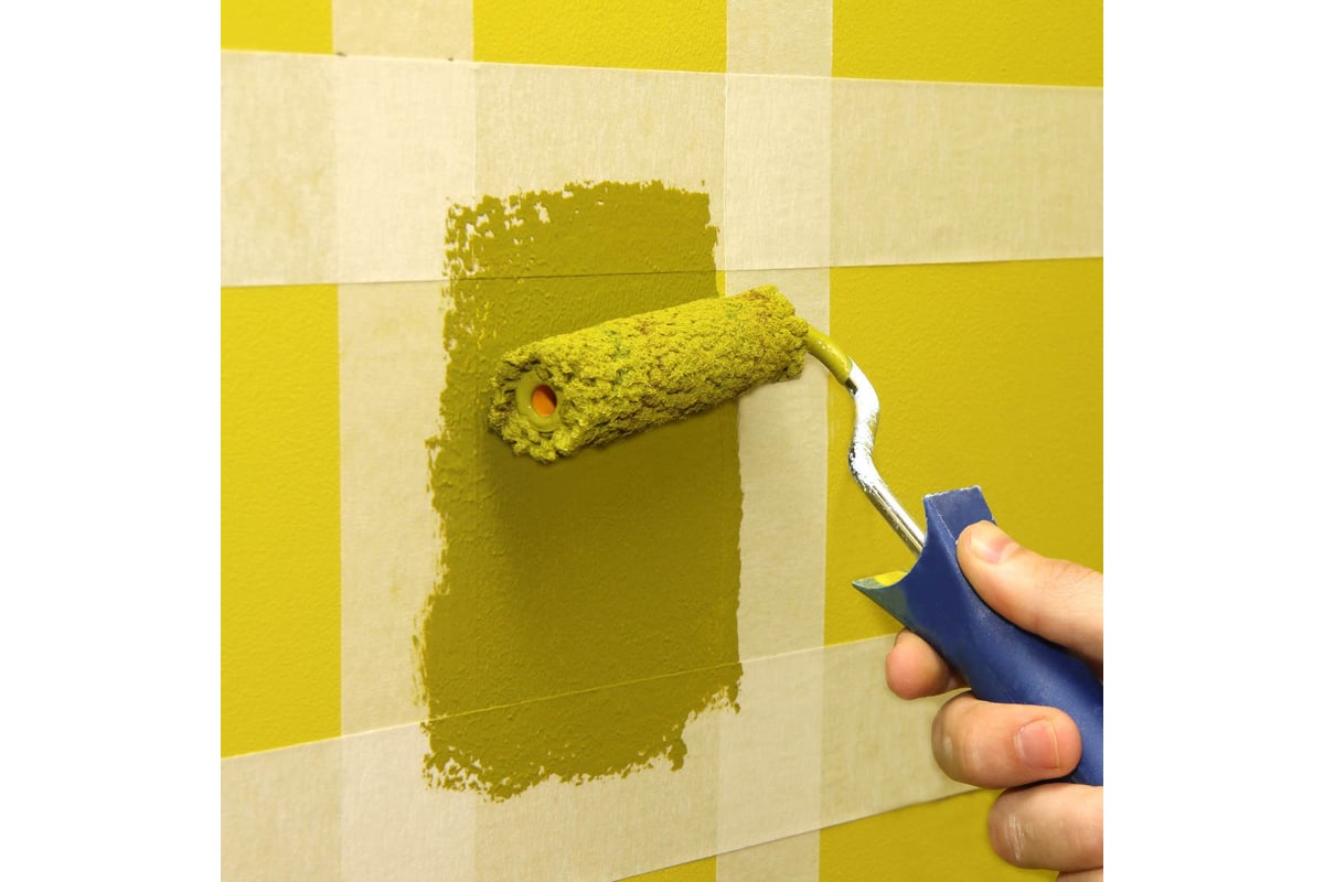 Крепированная бумажная малярная клейкая лента AVIORA 25 мм, 50 м 304 ...