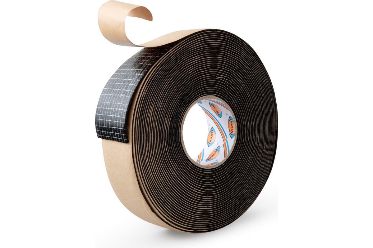 Самоклеящаяся армированная лента из вспененного каучука AVIORA 50 мм ...