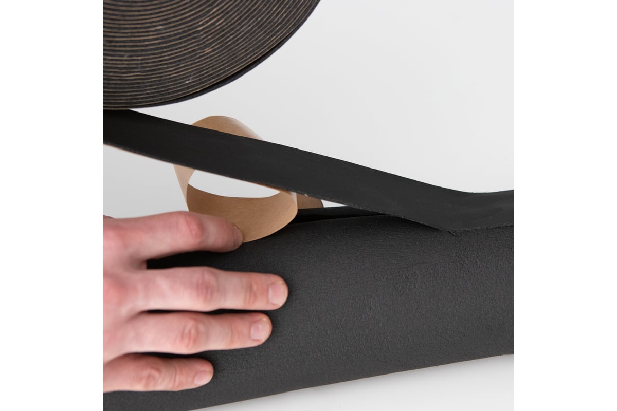 Самоклеящаяся армированная лента из вспененного каучука AVIORA 50 мм ...