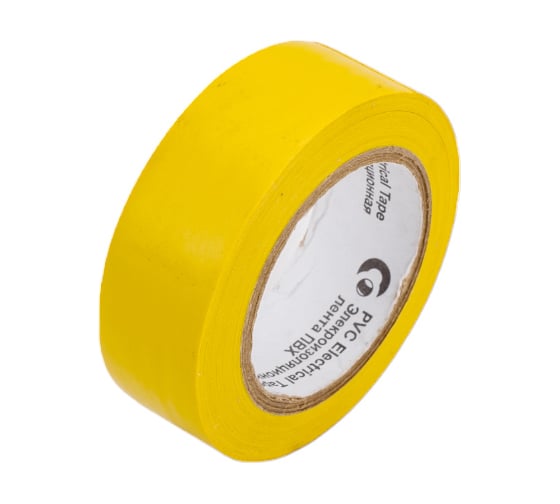 Изоляционная лента ULTIMA ПВХ, цвет желтый 1910yellow