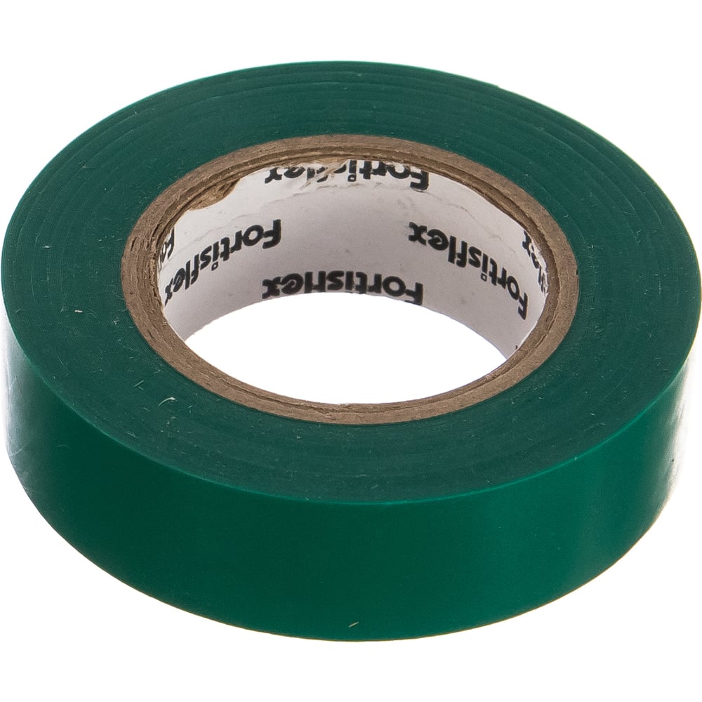 Изолента FORTISFLEX ПВХ 15 ммх0.15 ммх10 м зеленая 71225 - выгодная ...