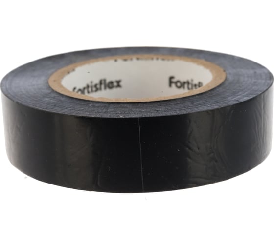 Изолента ПВХ FORTISFLEX 15 ммх0.15 ммх10 м черная 71228