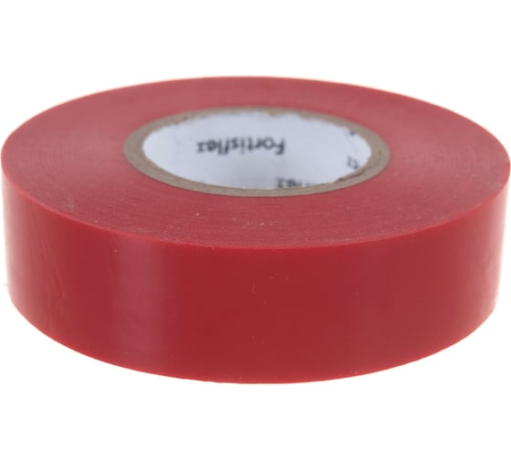 Изолента ПВХ FORTISFLEX 19 ммх0.15 ммх20 м красная 71234