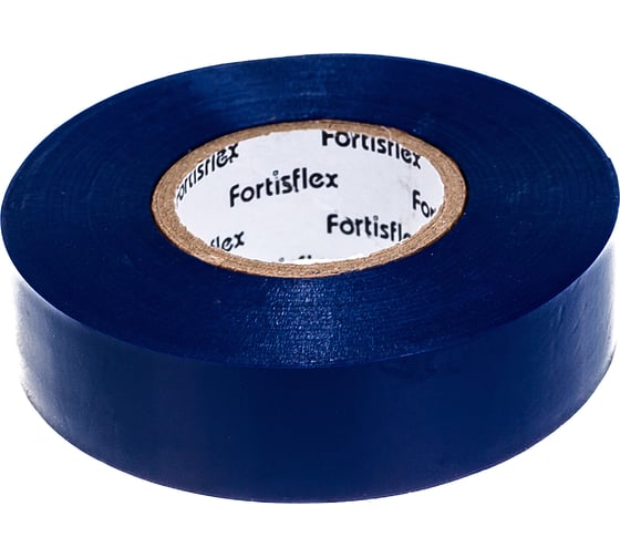 Изолента ПВХ FORTISFLEX 19 ммх0.15 ммх20 м синяя 71235