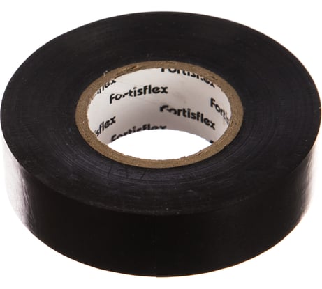 Изолента ПВХ FORTISFLEX 19 ммх0.15 ммх20 м черная 71236