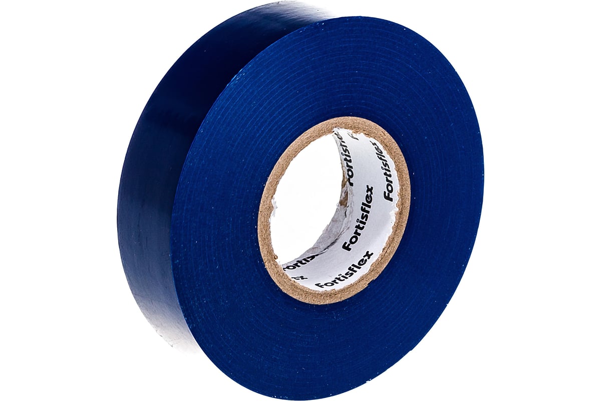 Изолента ПВХ FORTISFLEX Heavy Duty 19 ммх0.18 ммх20 м синяя 71239 ...