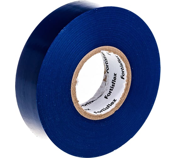 Изолента ПВХ FORTISFLEX Heavy Duty 19 ммх0.18 ммх20 м синяя 71239